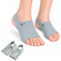 Manchons de soutien de la voûte plantaire en gel pour pieds plats, enveloppement de compression pour les pieds pour femmes et hommes, soutien amortissant pour les activités quotidiennes