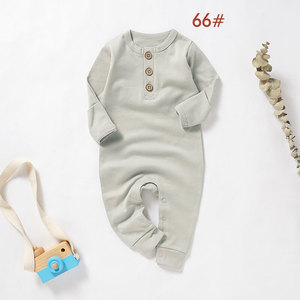 Oferta de Primavera/Otoño: Body de Bebé 100% Algodón Orgánico con Puños Plegables, Botones a Presión y Manga Larga - Product Image 3