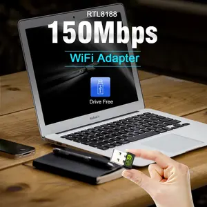 Mini adaptateur USB sans fil 150Mbps Realtek 8188EUS dongle wifi pour boîtier TV