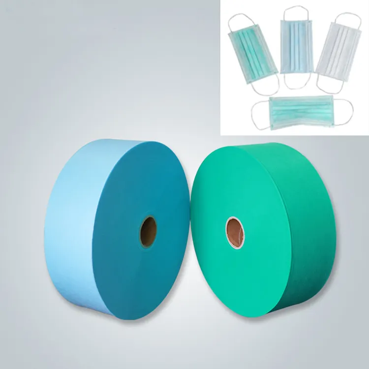 Surgical Fabric Making Material Roll For Face Mask Sms Raw Material Nonwoven Fabric For Non Woven Disposable Face Mask