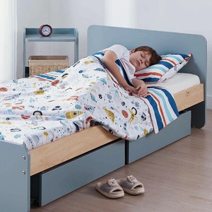 Letti Moderni per Bambini con Angoli Arrotondati, Struttura Letto Singolo Transizionale per Bambini da <span class=keywords><strong>Lettino</strong></span> - Product Image 3