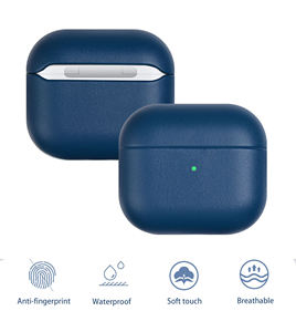 <span class=keywords><strong>เคส</strong></span>หูฟังหนัง PU แบบเต็มรูปแบบสำหรับ <span class=keywords><strong>airpods</strong></span> 3กรอบป้องกันการกระแทกดีไซน์สุดหรูสำหรับ <span class=keywords><strong>airpods</strong></span> Gen2 <span class=keywords><strong>Gen3</strong></span> - Product Image 4