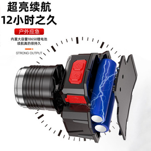 Phare LED Golfein rechargeable à lumière puissante pour la pêche et l'utilisation en extérieur - Product Image 4