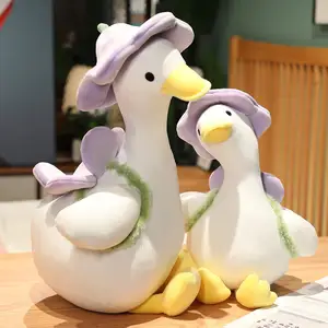 Fluffy Duck Plüschtiere Schlaf kissen Kissen Home Decorations Niedliche Tier Gefüllte Schwan Gans Plüsch Puppen Ente