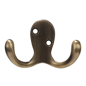 Gancho para bata de aleación de zinc sólido, montado en la pared, resistente, capacidad de 10-14 lb, estilo escandinavo, para baño, armario, gabinete - Product Image 1
