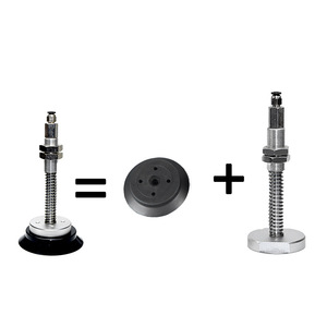 Ventouse à vide ZPT 40 63 80 100 125 HN A18, aspiration puissante pneumatique pour la manipulation du verre - Product Image 1