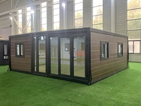 Bâtiment Modulaire Préfabriqué Extensible avec Extensions Latérales Jumelées – Cabine Conteneur Polyvalente pour Camp Pétrolier, Bureau de Chantier, Entrepôt