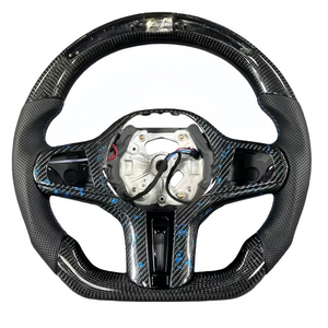 LED-Lenkrad für BMW G20 G87 <span class=keywords><strong>M2</strong></span> G22 G26 G30 G80 M3 G32 G82 M4 F90 M5 M8 Upgrade Echtes Carbon-Faser-Lenkrad - Product Image 6