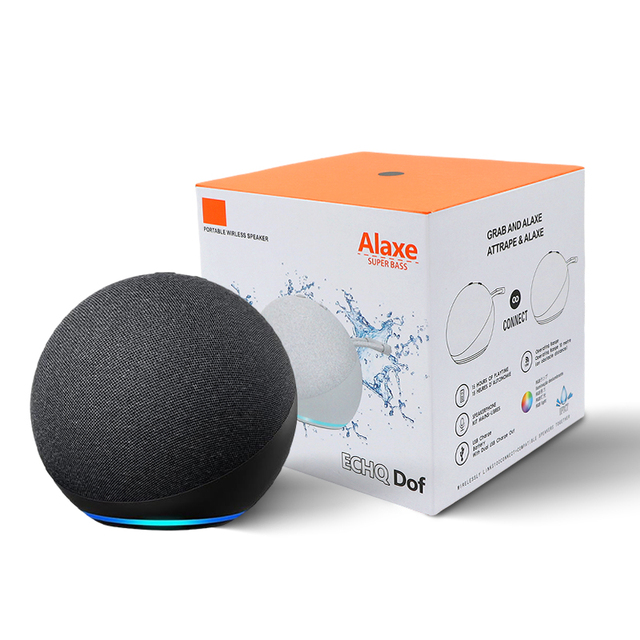 Echo Dot Smart Speakers Bluetooth Wireless Mini with RGB LED Lighting Vibrant-Sounding Subwoofer for Offices Bedrooms Dining