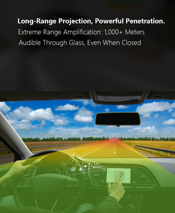 Haut-parleur de signalisation routière JT26HD, haut-parleur d'alerte routière <span class=keywords><strong>LRAD</strong></span>, 138 dB SPL de crête, portée de 1000 m, dispositif acoustique longue portée pour la sécurité routière - Product Image 4