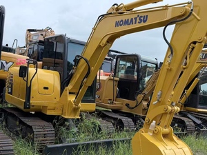 Mini-excavatrice sur chenilles Komatsu PC56-7 d'occasion, 5,5 tonnes, moteur à économie de carburant de 34,6 kW, système hydraulique stable, petite pelle - Product Image 3