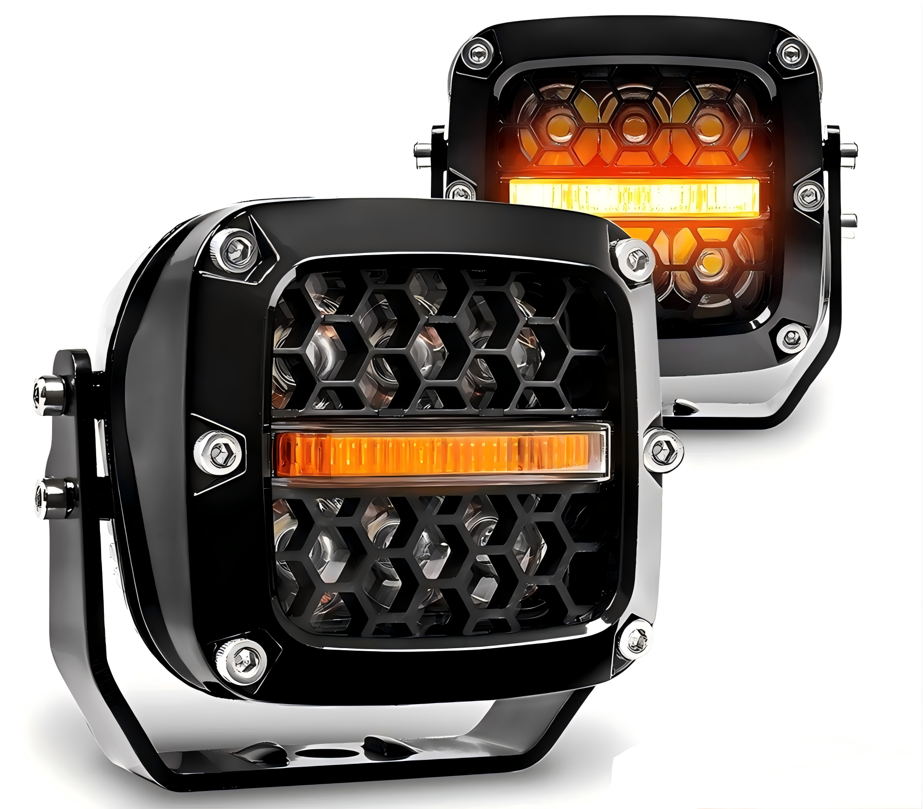3.5 Inch LED Work Light 60W Honeycomb EMARK/DOT IP67 Motorcycle Running Light/Spotlight/Jeep/Truck Engineering/Yacht /ATV