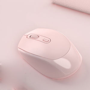 Mouse rosa sem fio wireless ricaricabile mouse drahtlos bluetooth maus tipo c mouse per mini notebook portatile - Product Image 1