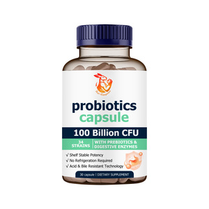 Capsules à base de plantes en gros pour la digestion : Complexe d'enzymes digestives, complexe de fruits et légumes, capsules de probiotiques pour soutenir la digestion - Product Image 1