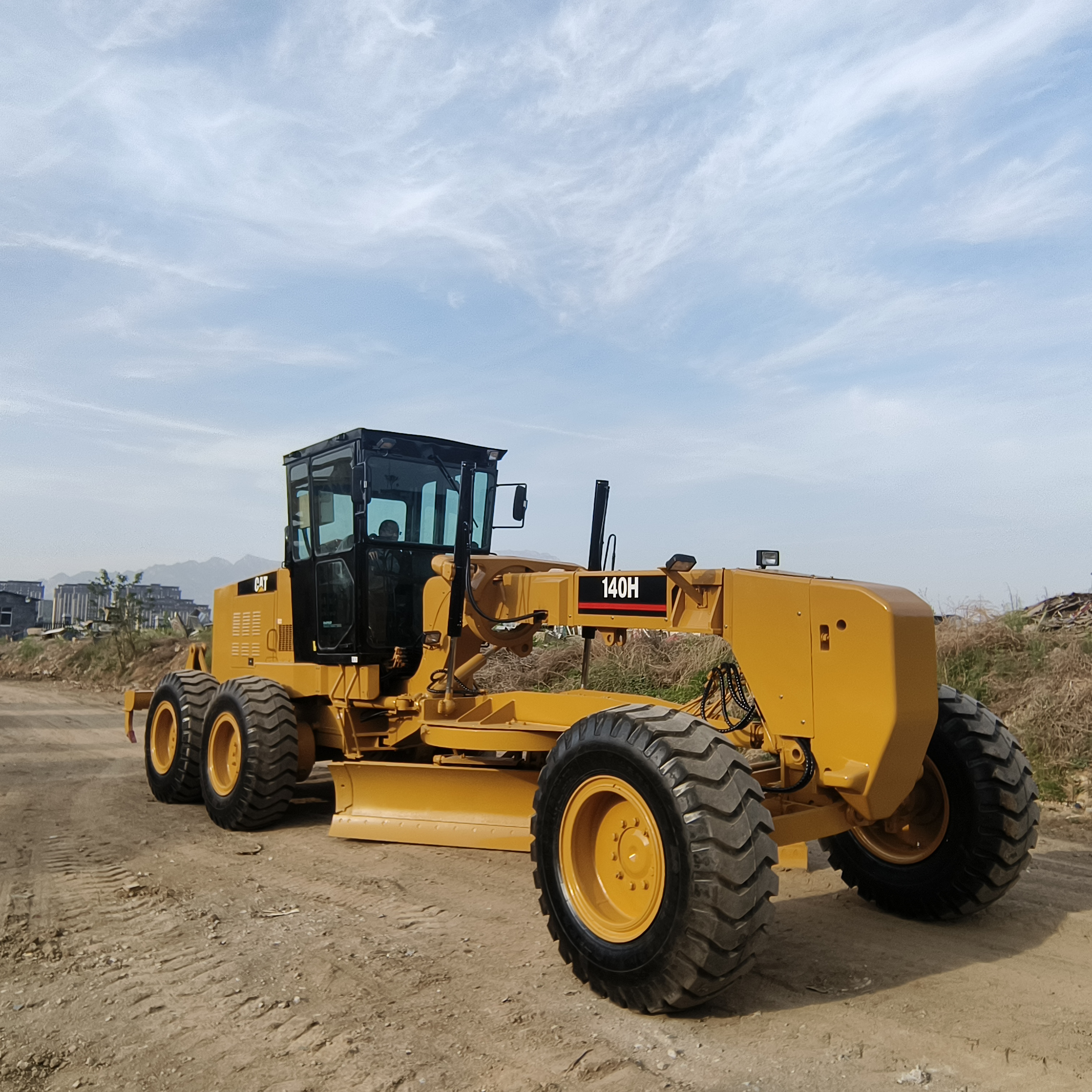 Подержанный моторный грейдер Caterpillar 140h Cat140h оборудование для горных работ строительная техника землеройный двигатель