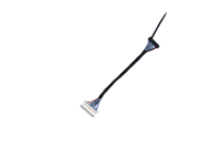 Hochwertiges LVDS-Kabel I-PEX20653-30P PTFE-Bildschirmkabel für Maßgefertigte Digitale Bildschirme/Computermonitore