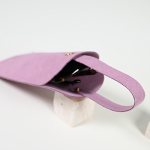 PackSecret Pochette à lunettes multifonction en microfibre avec logo personnalisé, étui épais en microfibre avec logo en creux pour l'emballage de lunettes - Product Image 5