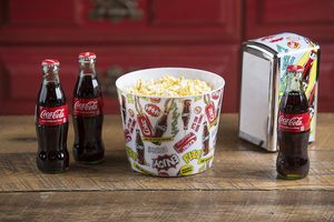 <span class=keywords><strong>Seau</strong></span> à popcorn réutilisable en plastique de 1,2 L pour cinéma et théâtre, gobelet à collation, logo et design personnalisés - Product Image 5