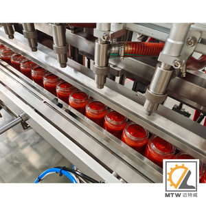 Máquina Llenadora Automática <span class=keywords><strong>de</strong></span> Jugo <span class=keywords><strong>de</strong></span> Frutas y Sirope MTW <span class=keywords><strong>de</strong></span> 4 Cabezales con Servomotor Tipo Pistón - Product Image 4