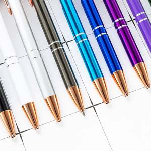 Stylo Bille Rétractable à Double Bobine pour Fabricant Grossiste, Personnalisable avec Logo, Corps en Aluminium 1,0 mm pour Publicité - Product Image 2