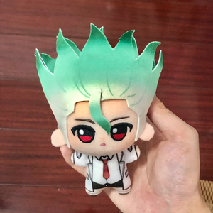 Muñeco de Peluche de <span class=keywords><strong>Anime</strong></span> <span class=keywords><strong>Dr</strong></span>.<span class=keywords><strong>STONE</strong></span>, Mini Peluche de Senku Nanami Ryusui, Colgante de Mascota de Manga Suave, Compatible con Tamaño Personalizado para Venta al por Mayor - Product Image 4