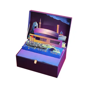 맞춤형 크리스마스 선물 상자 주변 감각 포장 상자 3D 3D 선물 서프라이즈 동반자 선물 꽃 상자