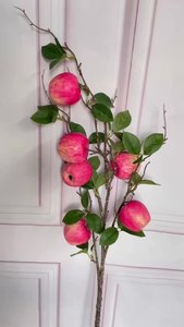 Chất Lượng Cao Nhân Tạo Bó Hoa Mô Phỏng Táo Với Lá Nhân Tạo Trái Cây Chi Nhánh Đối Với Trang Chủ Vườn Trang Trí - Product Image 2