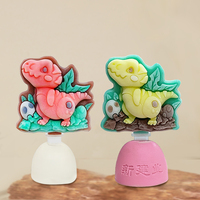 Moule en silicone pour crème glacée dinosaure-Moule à gâteau en mousse Popsicle fait maison créatif pour accessoires de cuisine