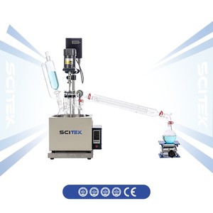 Reactor <span class=keywords><strong>de</strong></span> <span class=keywords><strong>Vidrio</strong></span> Encamisado <span class=keywords><strong>de</strong></span> Una Sola Capa SCITEK <span class=keywords><strong>de</strong></span> 1L, 0-800 rpm/min, Regulación Electrónica <span class=keywords><strong>de</strong></span> Velocidad Continua, Temperatura Pantalla Digital <span class=keywords><strong>para</strong></span> <span class=keywords><strong>Laboratorio</strong></span> - Product Image 1