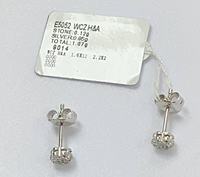 Blumenförmige Ohrringe aus 925er Silber für Damen, klein und exquisit, schlicht und elegant, geeignet für den täglichen Gebrauch und als Accessoires