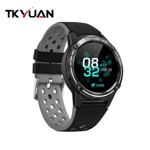 TKYUAN 1,3 pulgadas HD círculo Reloj inteligente barómetro Plus-altímetro brújula GPS a prueba de agua Reloj deporte Smartwatch - Product Image 4