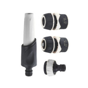 Kit d'arrosage Premium de 20,5 cm de longueur et 13 cm de largeur avec jeu de connecteurs pour tuyau d'arrosage de jardin - Product Image 1