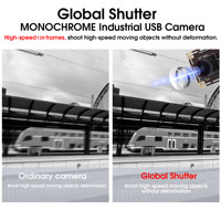 Module de caméra USB monocouche 720P 120fps à obturateur global, grand angle fisheye OV9281, module webcam UVC pour la prise de vue haute vitesse