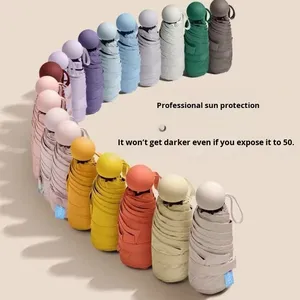 Parapluie Pratique Nouveau avec Protection UV 50% Contre la Pluie et le Soleil, Design Moderne, Commande Manuelle, Publicitaire avec Capuchon de Protection Solaire - Product Image 2