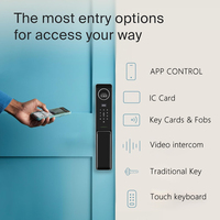 Serrure de porte électronique à reconnaissance faciale 3D, serrure intelligente numérique automatique avec empreinte digitale, caméra Tuya WIFI, serrure intelligente entièrement automatique