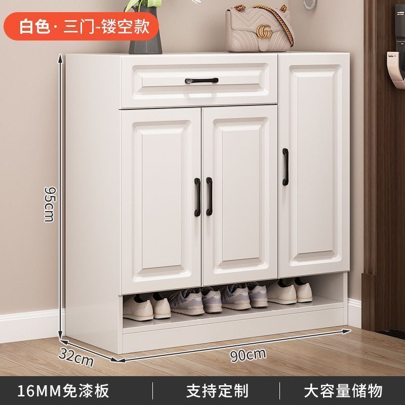 [90cm] Diseño calado blanco de tres puertas