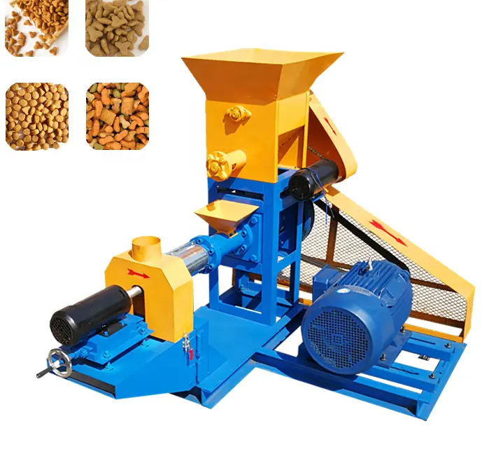 Hoge Productiviteit Automatische Drijvende Visvoermachine Nieuwe Staat Kip Pellet Cutter Boerderijen Retail Food