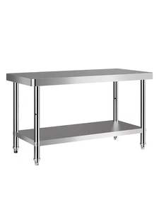 VICTORY KITCHEN Table de travail en acier inoxydable 304 Offre Spéciale base de table de travail en inox avec support pour restaurants/hôtels de restauration - Product Image 2