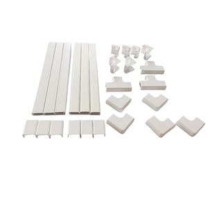 Conduits de câbles de câblage en PVC Chemin de câbles électriques en plastique Goulotte de câbles réseau décorative en PVC Couvercle transparent <span class=keywords><strong>blanc</strong></span> OEM - Product Image 3