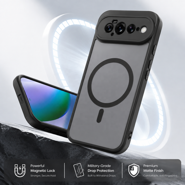 1.5mm 2 In1 Skin Smooth Feel N52 Strong Magnetic Shockproof Phone Case for Pixel 11 Pro XL 10A 9A 9 10 Pro XL