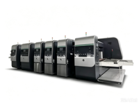 Machines d'emballage entièrement automatiques pour boîtes en carton ondulé, impression flexographique, découpe et fente rotatives