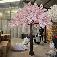 Pohon Bunga Plastik 3m, Pohon Sakura Buatan Besar, Pohon Persik, Tahan Lama, Untuk Dalam & Luar Ruangan, Dekorasi Thanksgiving & Paskah