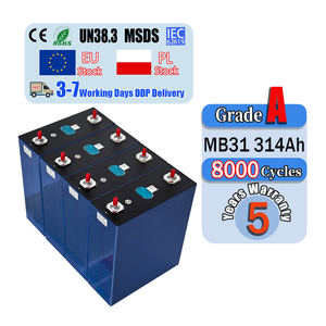 Batterie LiFePO4 3.2V 314Ah en stock en Pologne, cellules prismatiques de grade A+ MB31, code QR vérifiable, pour stockage d'énergie solaire domestique ESS - Product Image 1