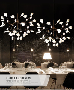 JYLIGHTING <span class=keywords><strong>Plafonnier</strong></span> LED moderne Sputnik Firefly <span class=keywords><strong>G4</strong></span> Luminaire suspendu en acrylique pour la décoration intérieure - Product Image 4