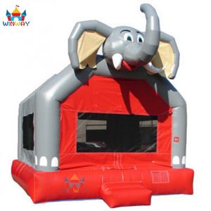 Structures gonflables géantes et châteaux gonflables géants en forme d'éléphant à louer 4,5x4,5x5m Capacité 5-10 personnes Matériel PVC pour le plaisir - Product Image 5