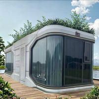 La maison de capsule de l'espace des maisons d'hôtel de serres préfabriquées modernes une alternative écologique et élégante aux conteneurs traditionnels