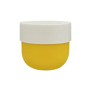 150g 250g 300g 500g New Design Color Mushroom Shape Plastic Cream Jar With Lid