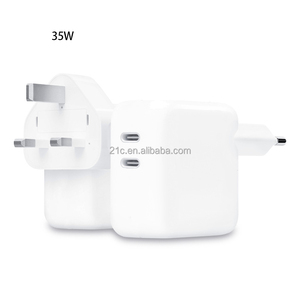 Nhà Máy Giá Chúng Tôi/EU/Anh Cắm 35W Điện Thoại Di Động Loại C Kép Cổng Sạc Nhanh Pd3.0 USB C Cho Iphone 14/15 Pro Max - Product Image 2
