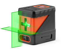 Tingkat Laser 2-Line 5V presisi tinggi, instrumen pelevelan ubin dinding luar dan dalam ruangan, eksklusif lintas batas