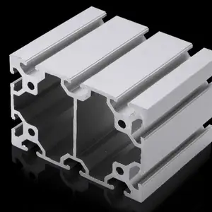 80x120 Industrial European Standard 80120 Aluminum T Slot Extruded Alloy Profile 6063 T5 For Framing